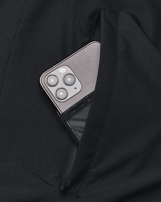 Men's UA Storm Run Jacket, Black, pdpMainDesktop image number 4